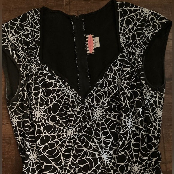 Pinup Couture Heidi Spider Web Dress, Size Small, Excellent Condition - Picture 1 of 4